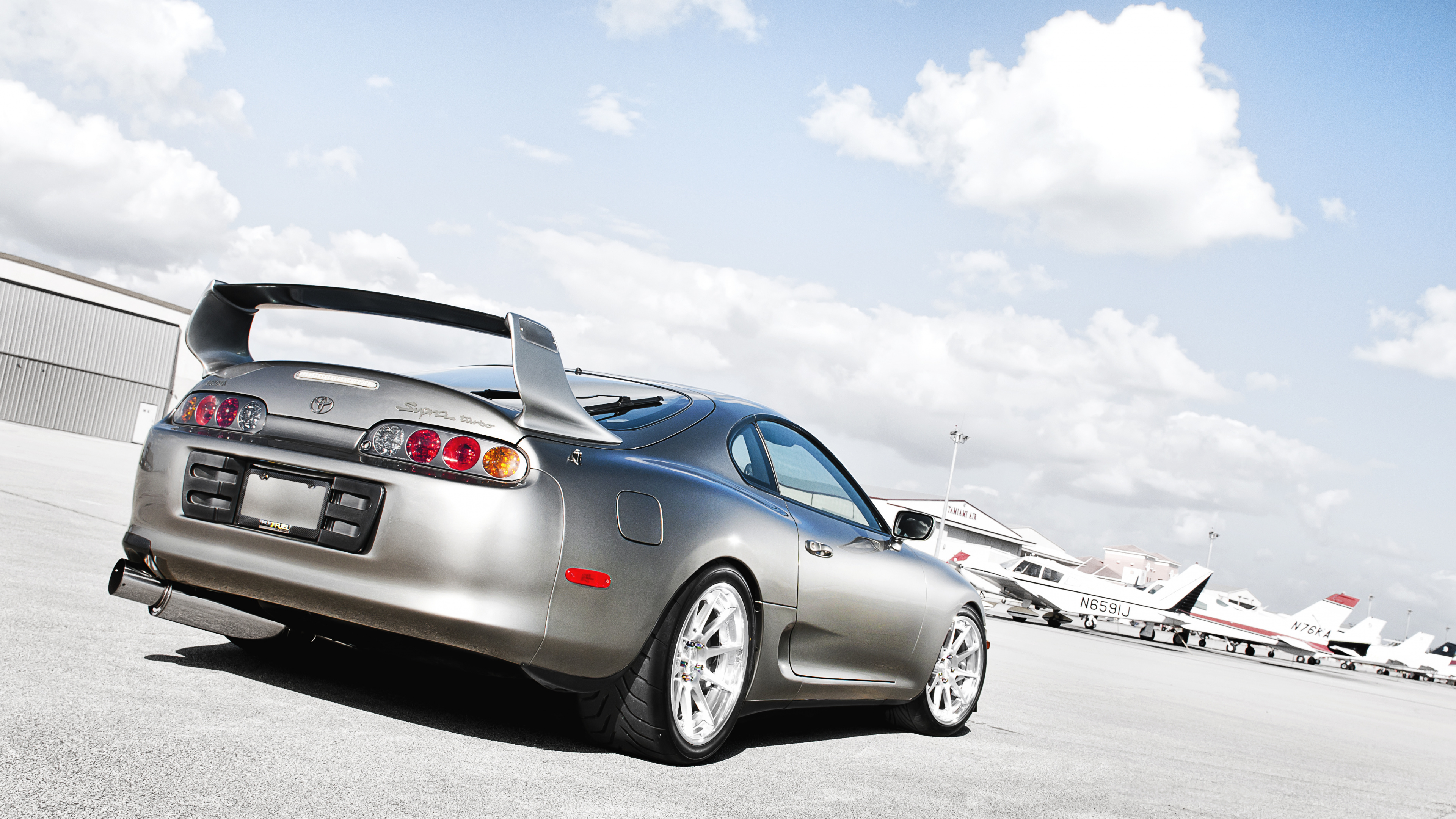 Silver Bmw Coupe on Gray Asphalt Road During Daytime. Wallpaper in 3840x2160 Resolution