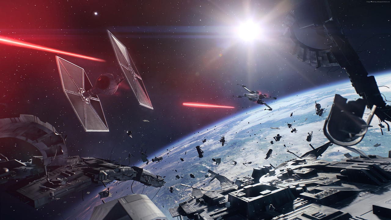 Star Wars Battlefront Ii, Star Wars, Space, Outer Space, Video Games. Wallpaper in 1280x720 Resolution