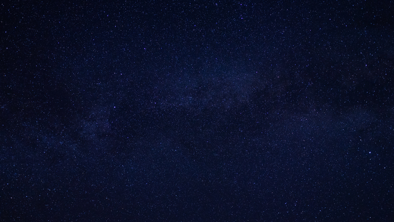 Cielo Azul Con Estrellas Durante la Noche. Wallpaper in 1280x720 Resolution