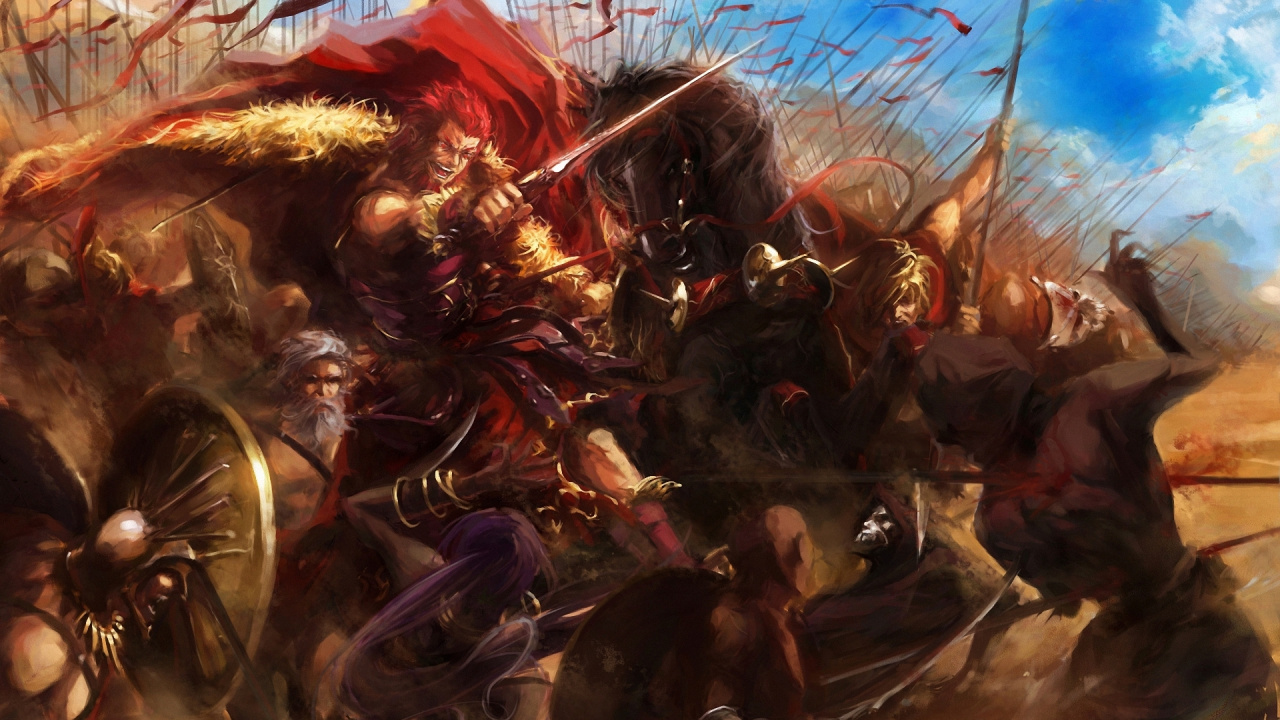 El Destino Cero, Piloto, Gilgamesh, Demonio, la Mitología. Wallpaper in 1280x720 Resolution