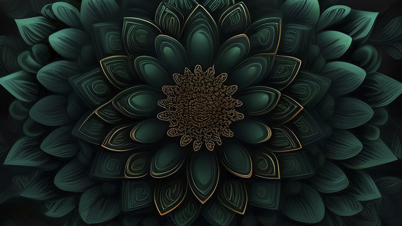 Art Fractal, Pétale, la Floraison de la Plante, Art, Plante Annuelle. Wallpaper in 1280x720 Resolution