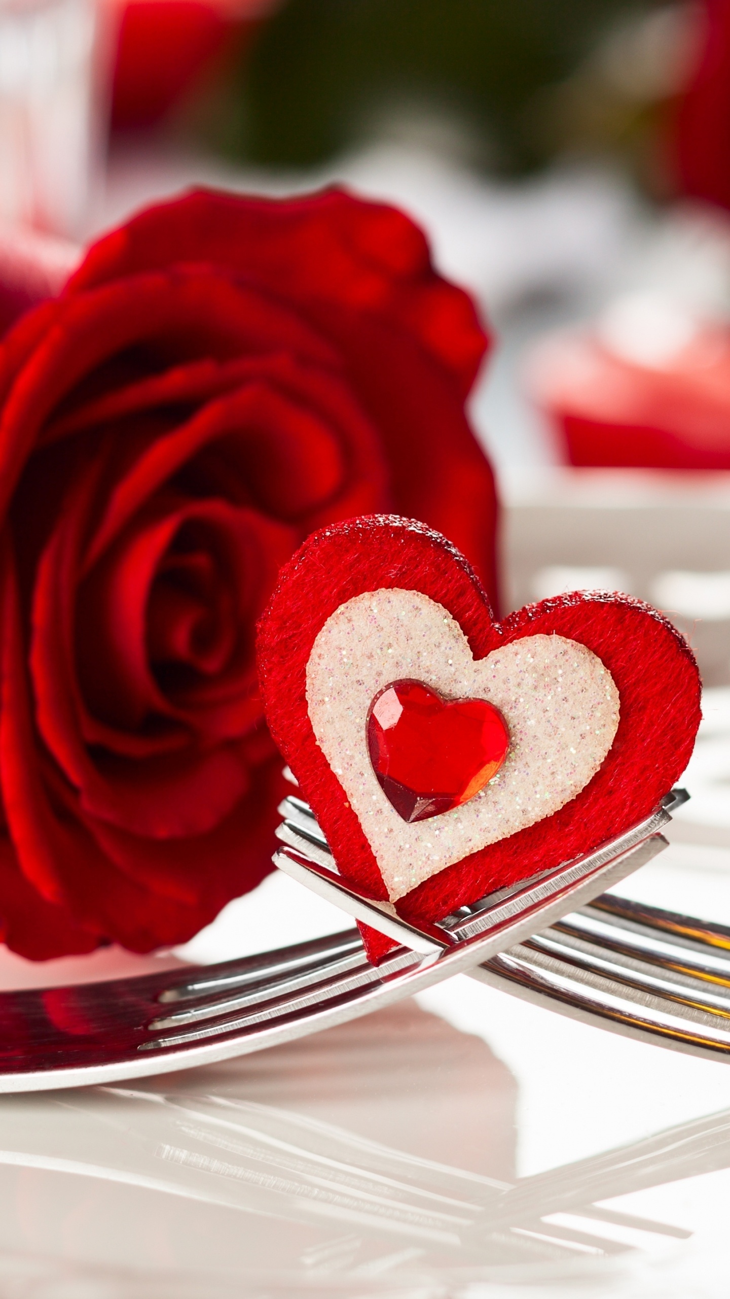 el Día de San Valentín, Coraz, Amor, Romanticismo, Pétalo. Wallpaper in 1440x2560 Resolution