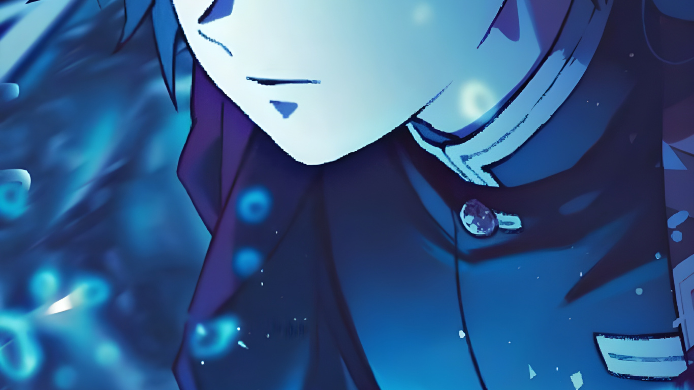 Anime, Anime Diaz, de Dibujos Animados, Nezuko Kamado, Zenitsu Agatsuma. Wallpaper in 1366x768 Resolution