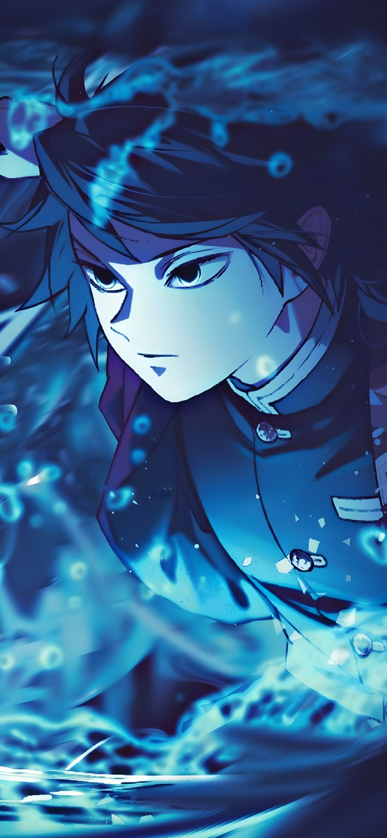 Anime, Dayz Anime, Animated Cartoon, Nezuko Kamado, Zenitsu Agatsuma. Wallpaper in 1242x2688 Resolution