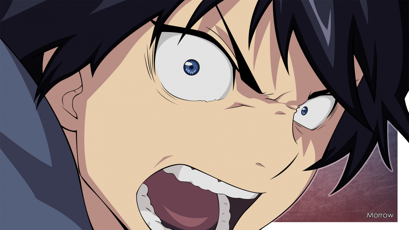 Braunhaariges Mädchen Anime-Charakter. Wallpaper in 1366x768 Resolution