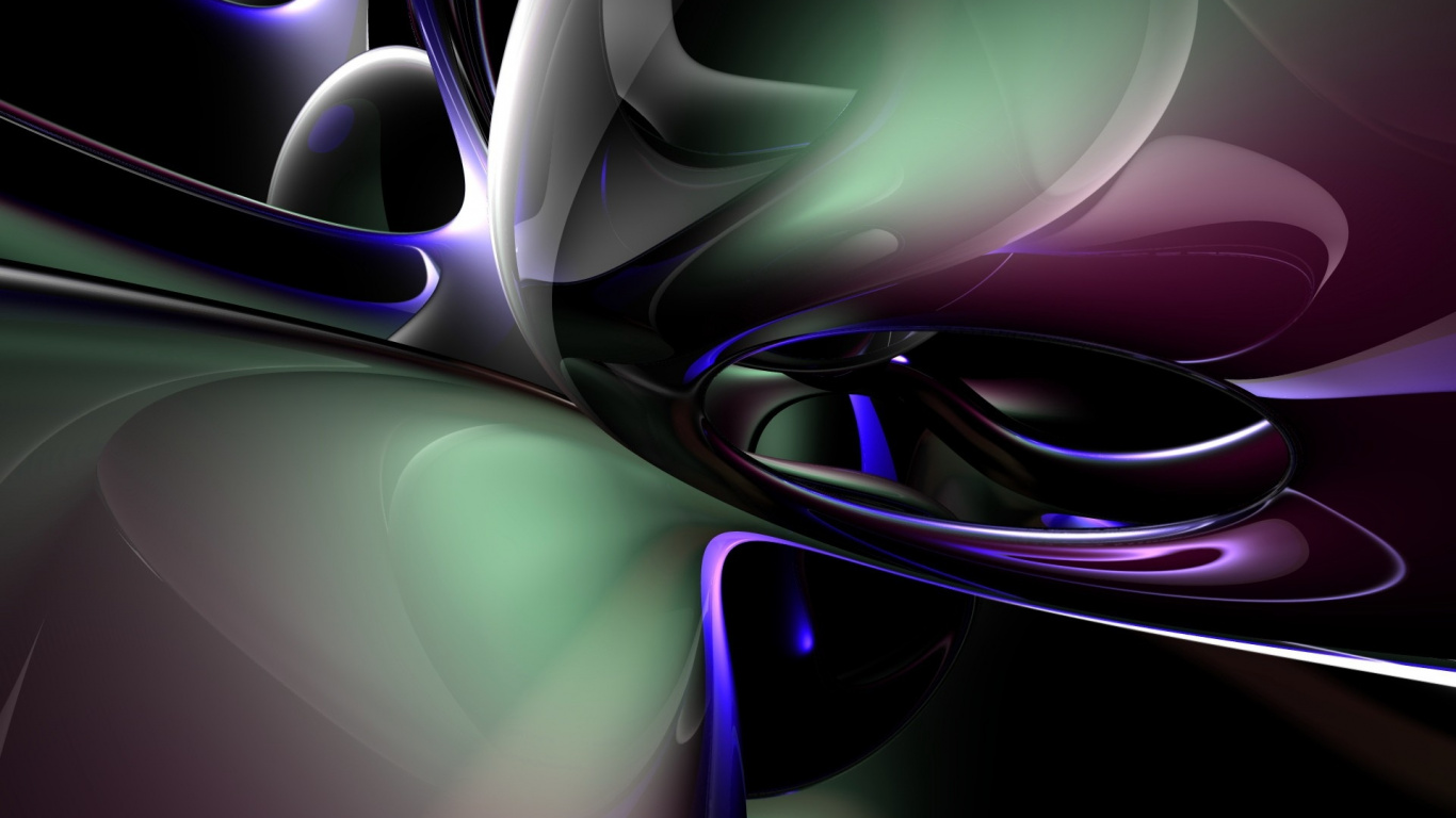 Pintura Abstracta Morada y Blanca. Wallpaper in 1366x768 Resolution