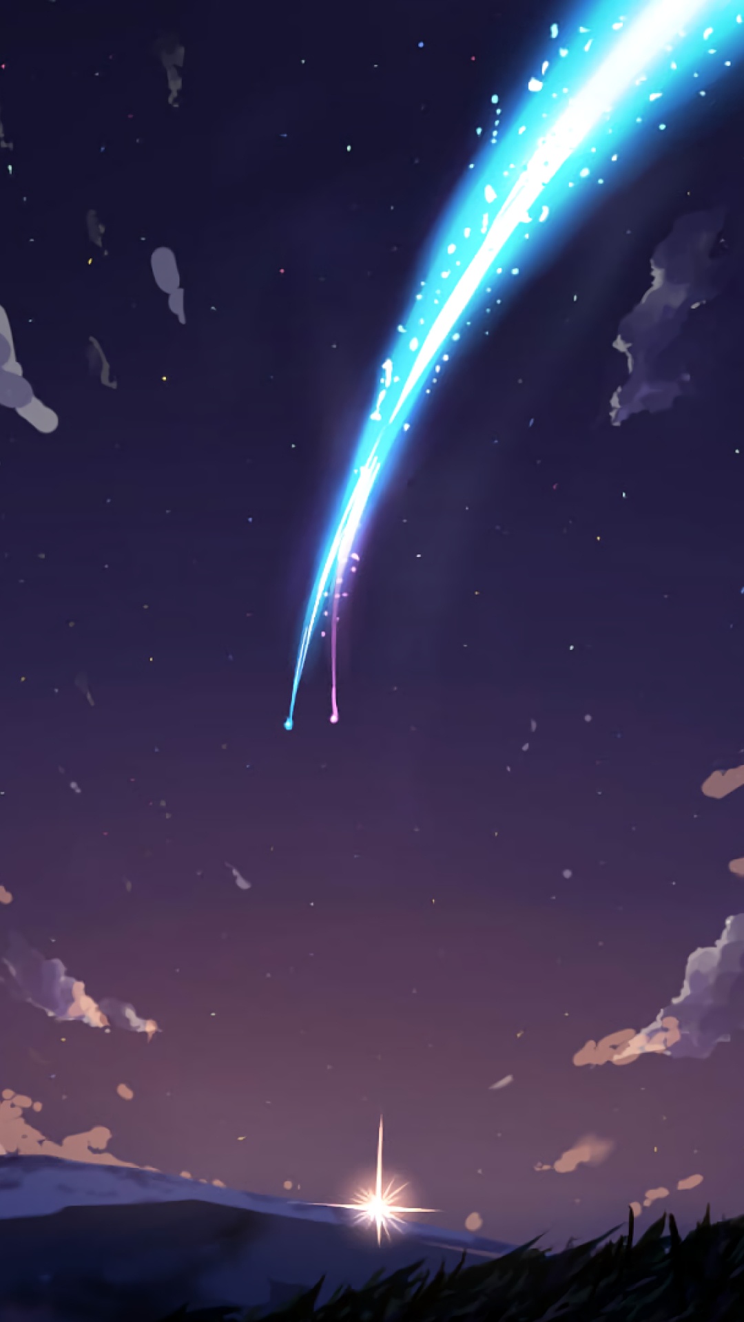 Your Name, Mitsuha Miyamizu, Anime, Taki Tachibana, Atmosphere. Wallpaper in 1080x1920 Resolution