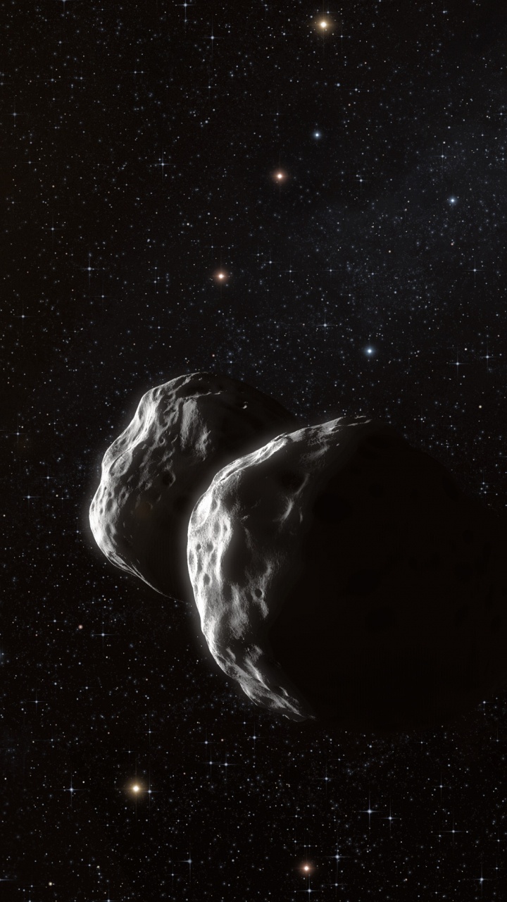 White and Black Stars in The Sky. Wallpaper in 720x1280 Resolution