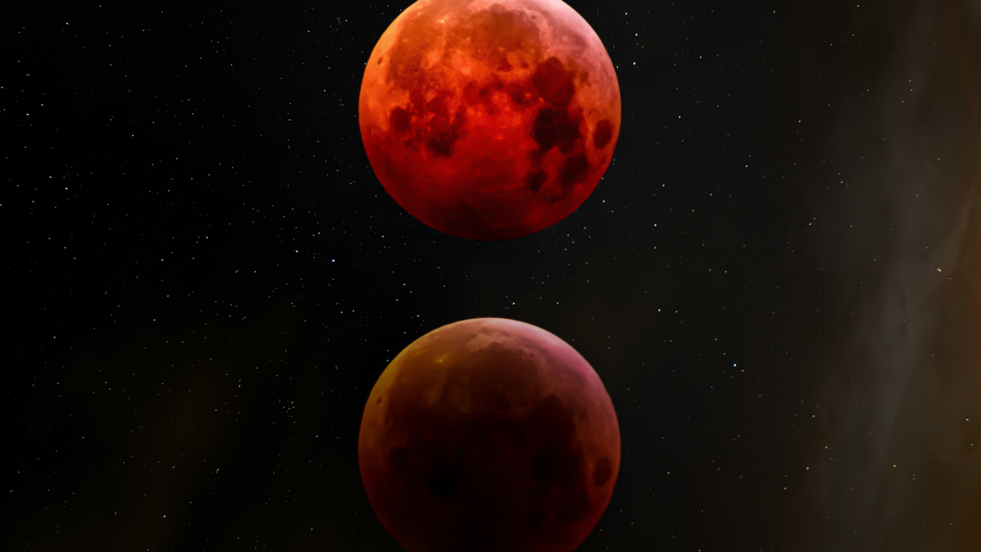 L'éclipse de Lune, Atmosphère, Objet Astronomique, Sciences, Espace. Wallpaper in 1920x1080 Resolution