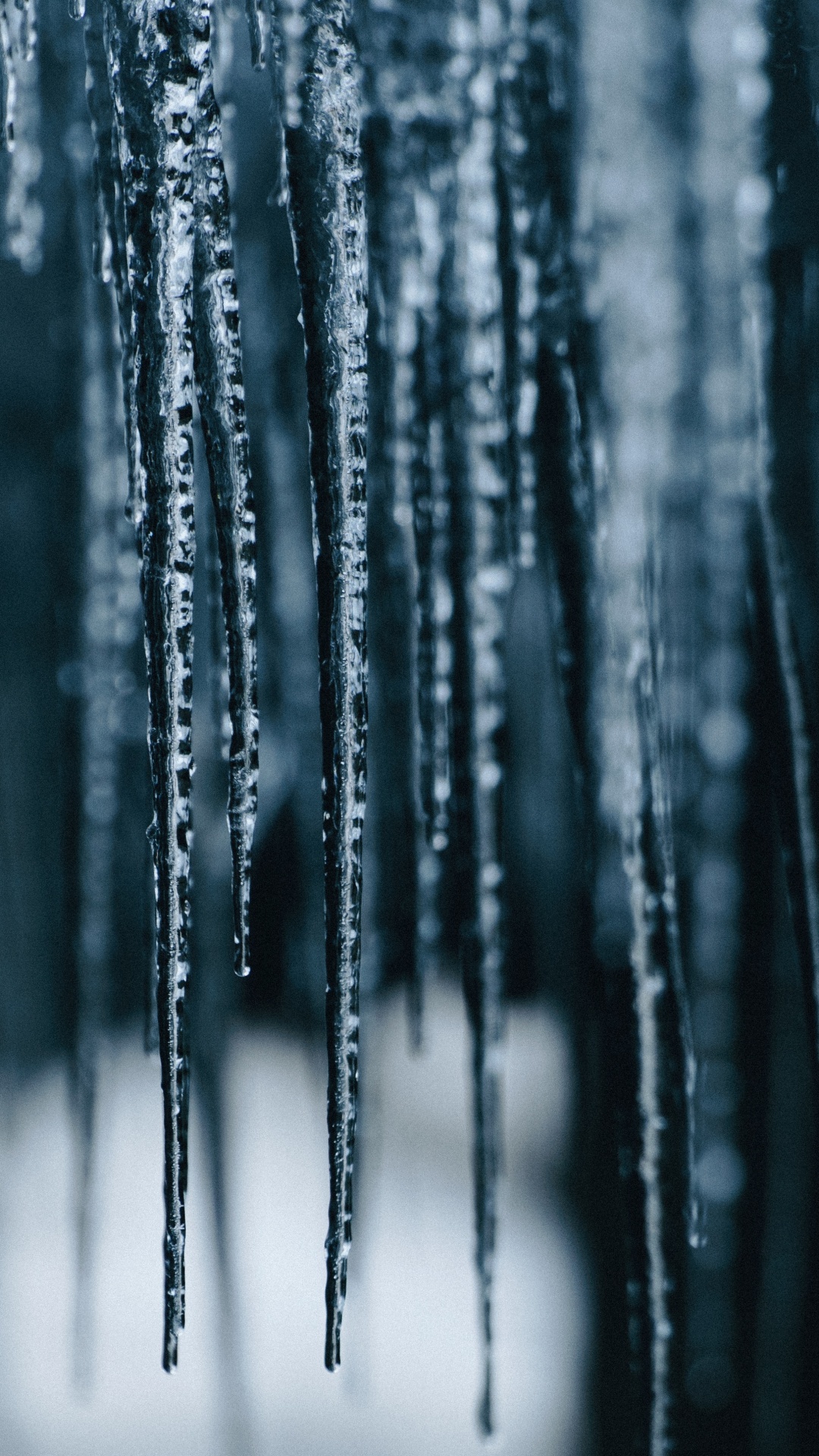 Icicle, Water, Blue, Ice, Freezing. Wallpaper in 1080x1920 Resolution