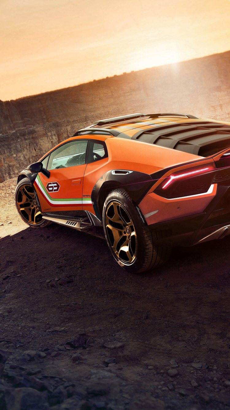 Red and Black Chevrolet Camaro on Brown Sand. Wallpaper in 750x1334 Resolution