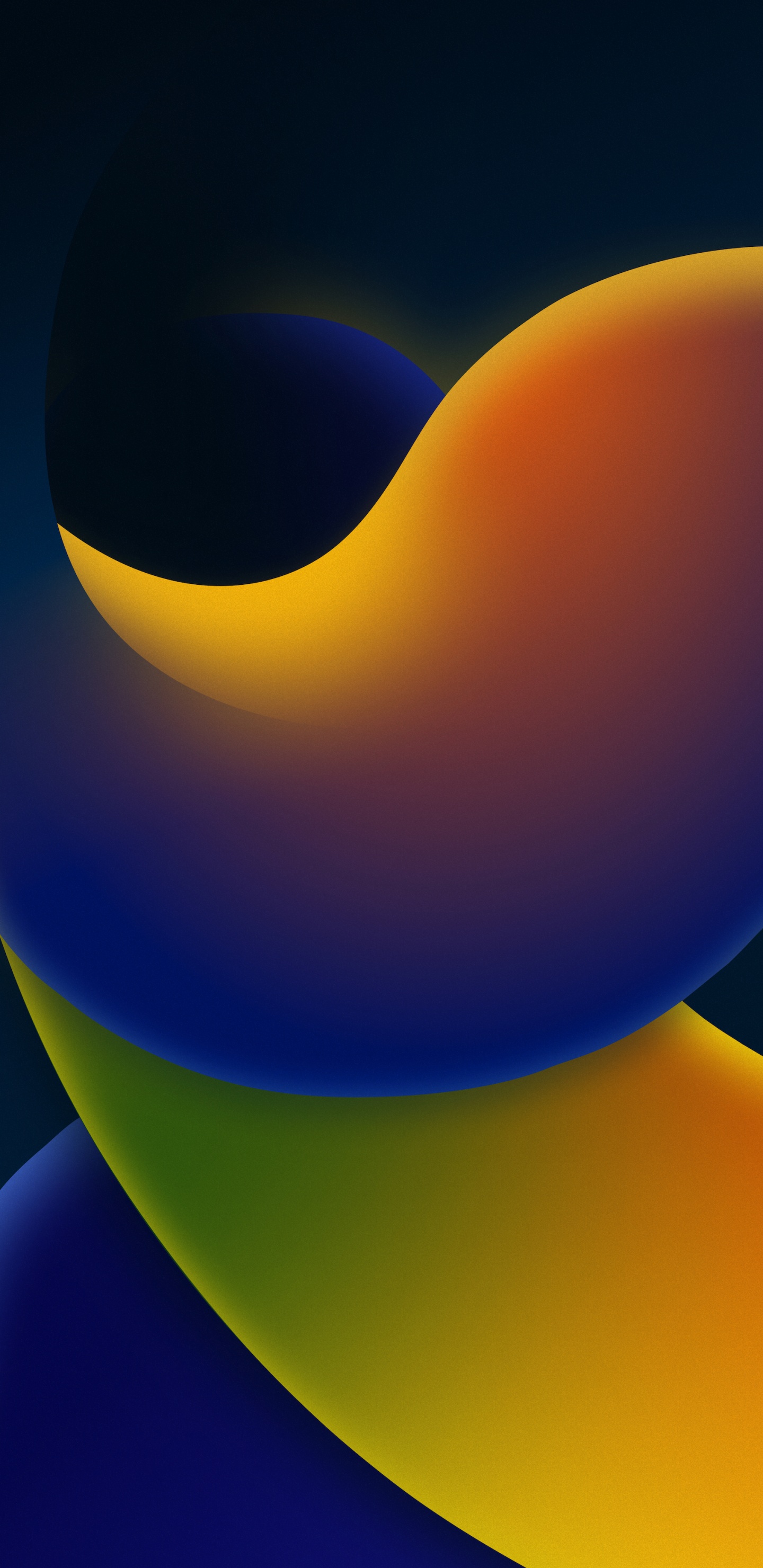 Ios 16, IOS, IOS 14, Jeu de Couleurs Clair Sur Foncé, Ios 15. Wallpaper in 1440x2960 Resolution