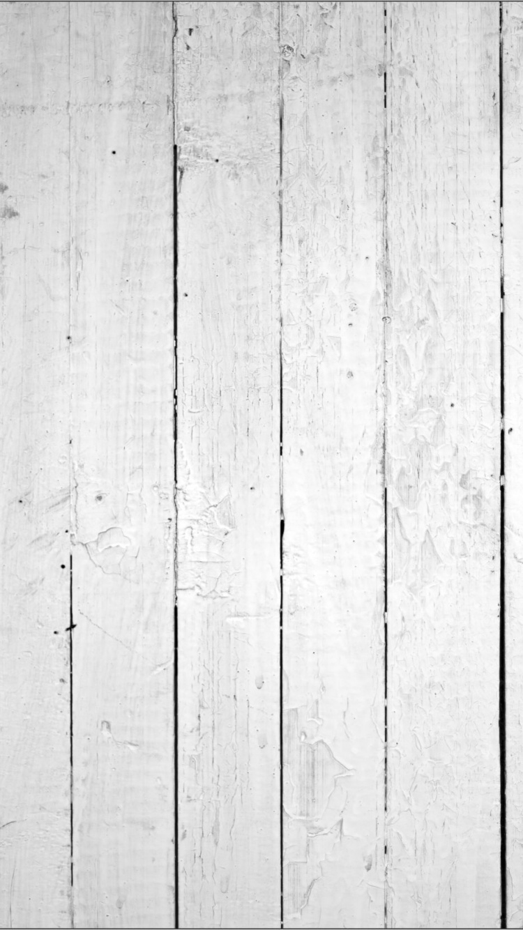White Wooden Wall With Black Paint. Wallpaper in 750x1334 Resolution