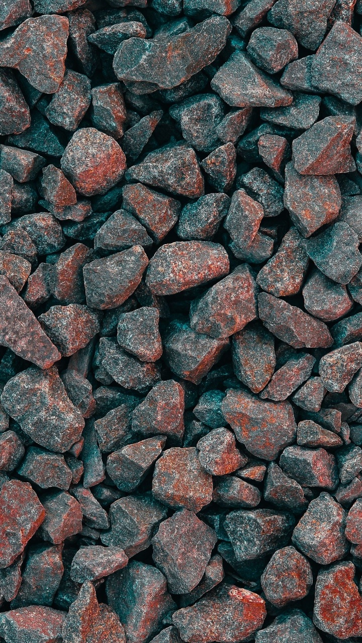 Gravel, Grey, Pattern, Electric Blue, Rectangle. Wallpaper in 720x1280 Resolution
