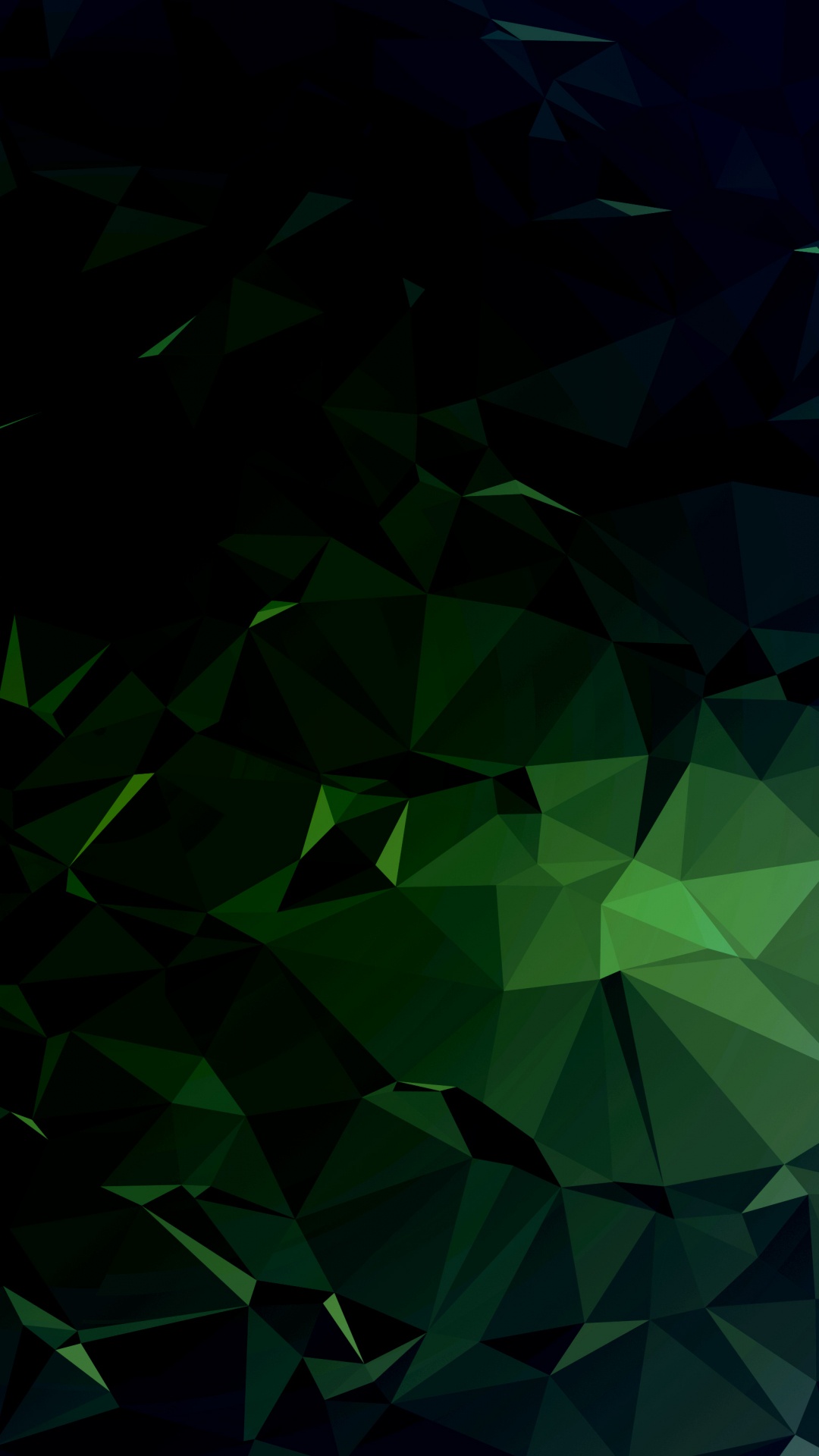 绿色的, 黑色的, 光, 对称, 创造性的艺术 壁纸 1080x1920 允许