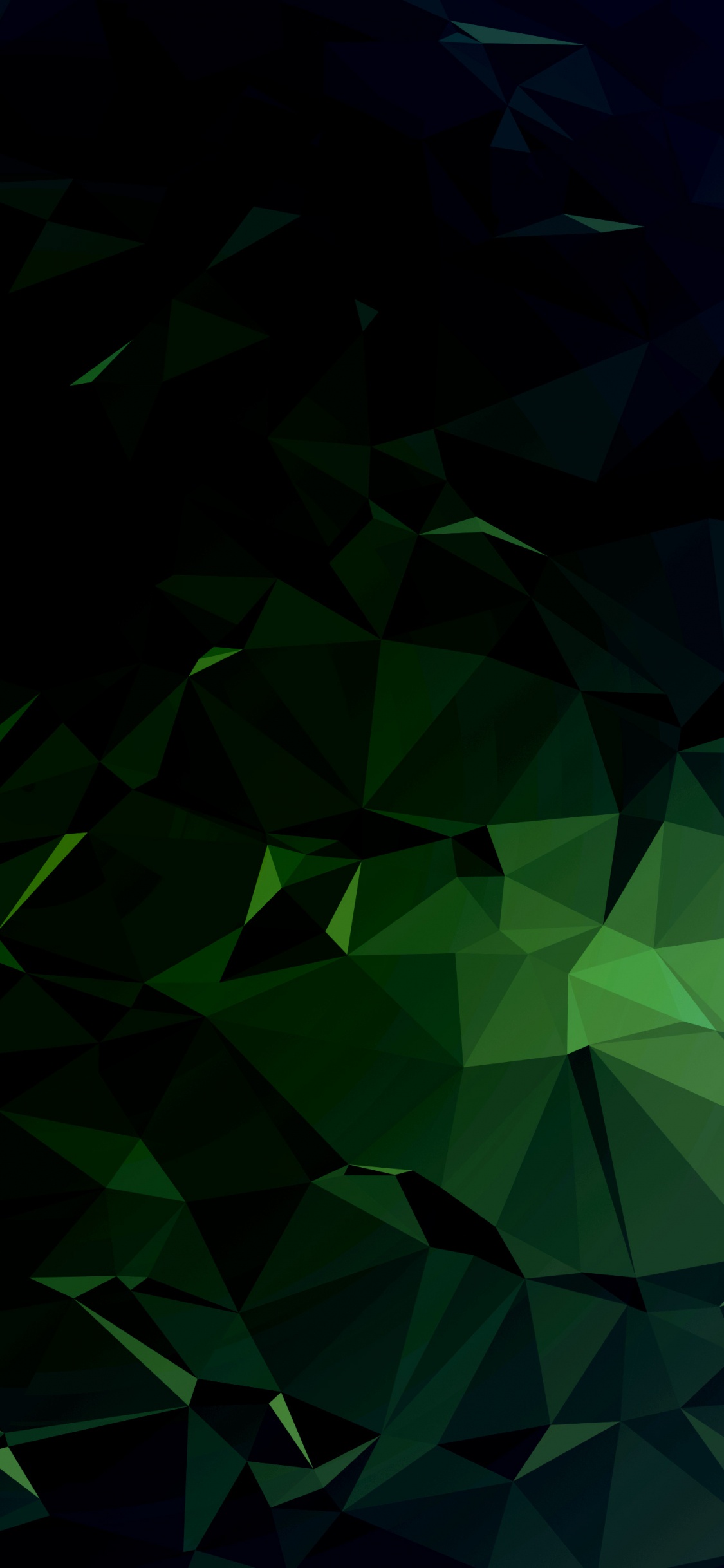 Arte Abstracto Azul y Negro. Wallpaper in 1125x2436 Resolution