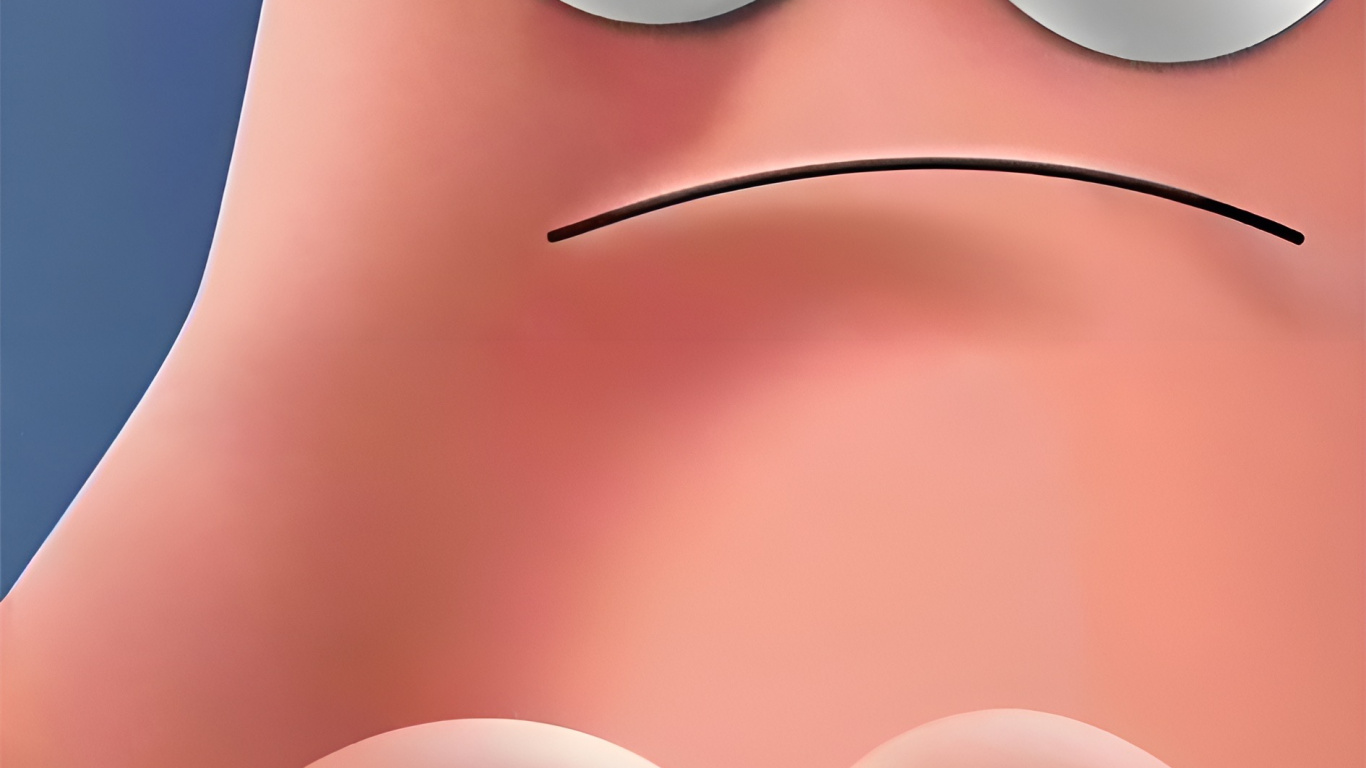 Patrick L'Étoile, IPhone, Île Dynamique, Apple, Nez. Wallpaper in 1366x768 Resolution