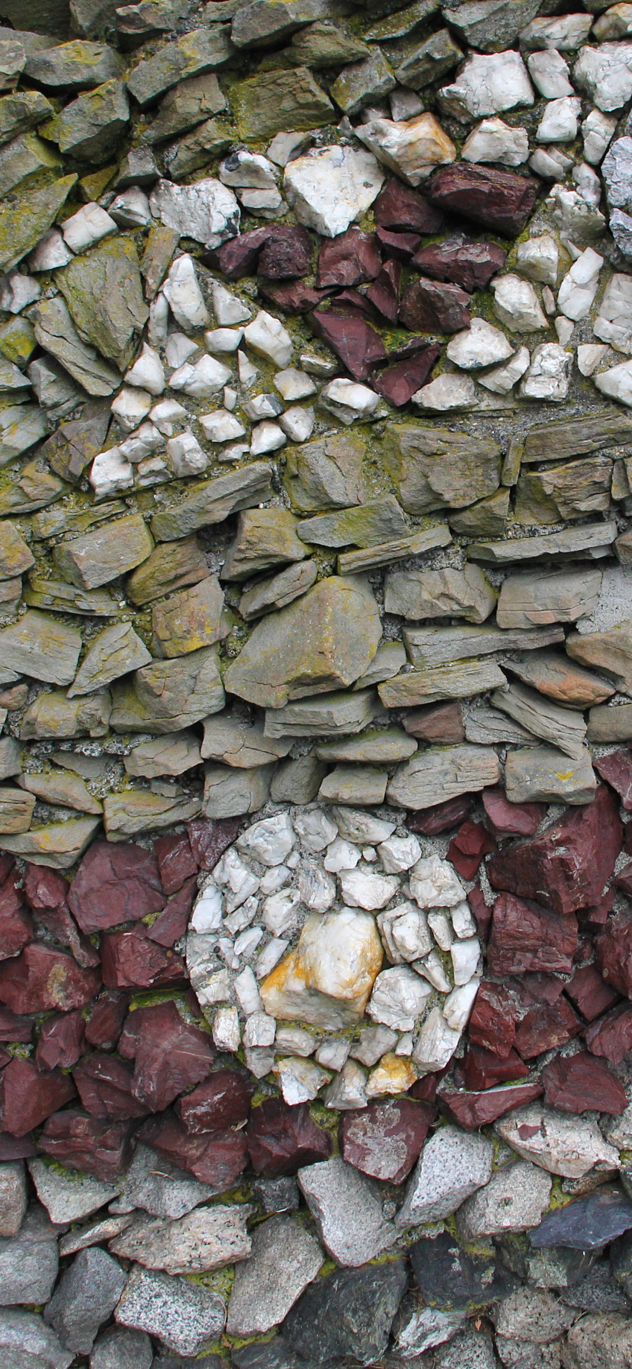 Fragment de Pierre Blanche et Grise. Wallpaper in 1242x2688 Resolution