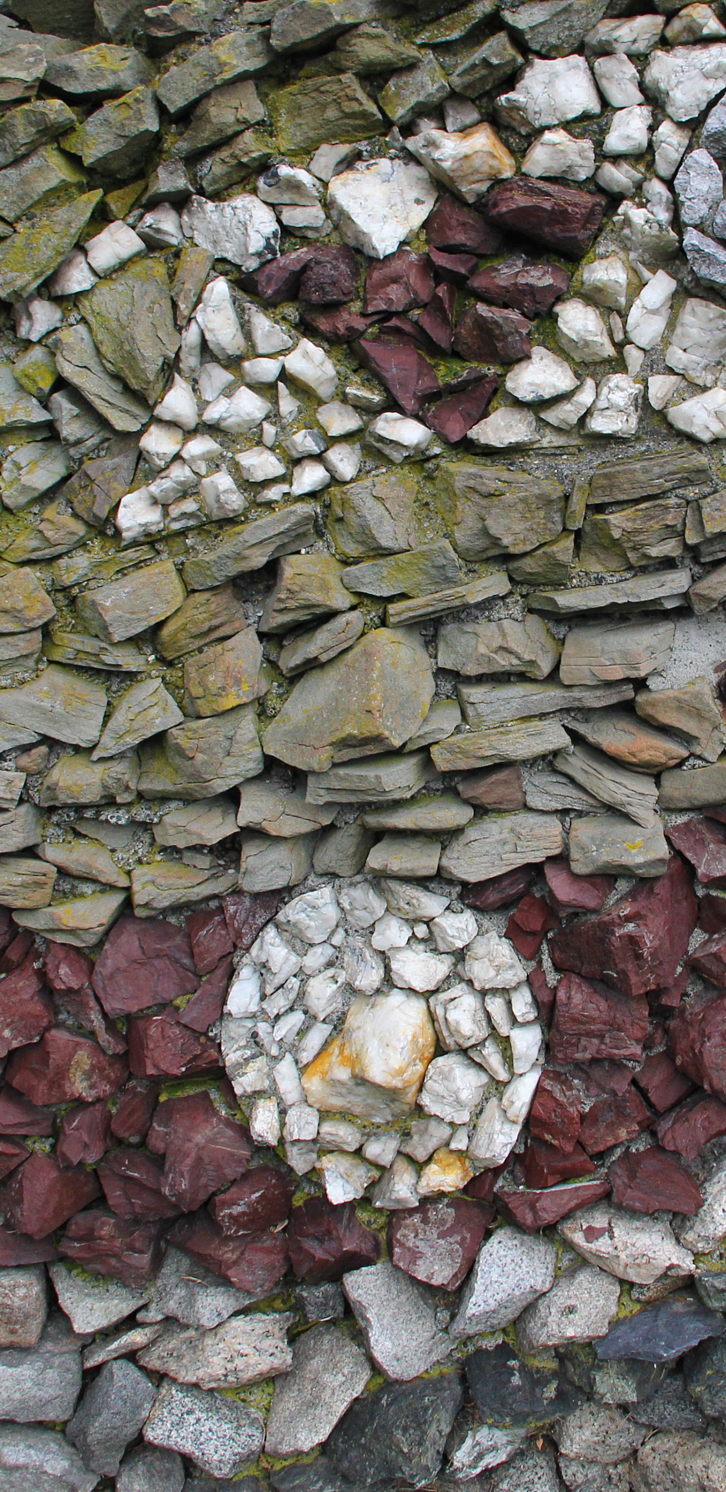 Fragmento de Piedra Blanca y Gris. Wallpaper in 1440x2960 Resolution