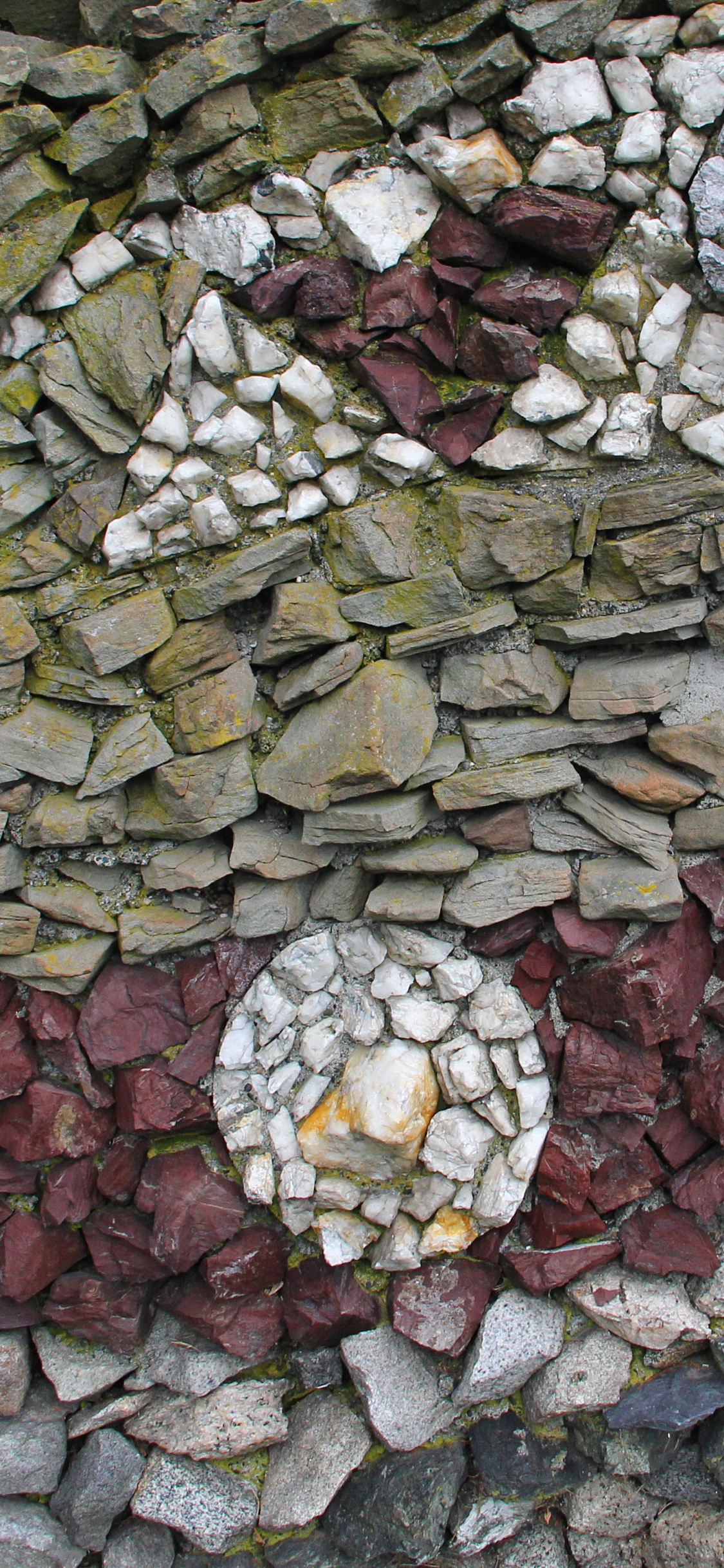 艺术, 纹理, 石壁, 砾石, 废墟 壁纸 1125x2436 允许