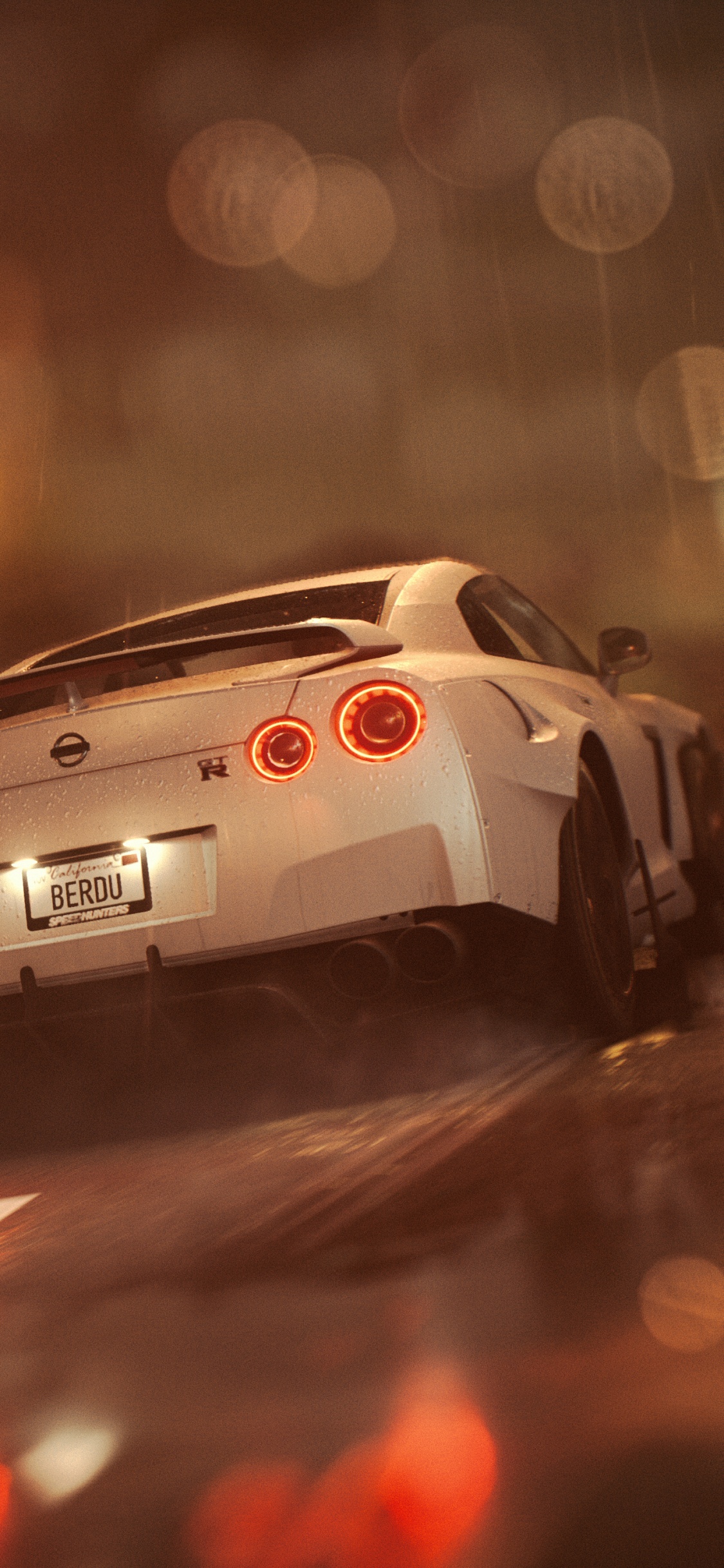 Nissan, Voiture, Supercar, Route, Putsch. Wallpaper in 1125x2436 Resolution