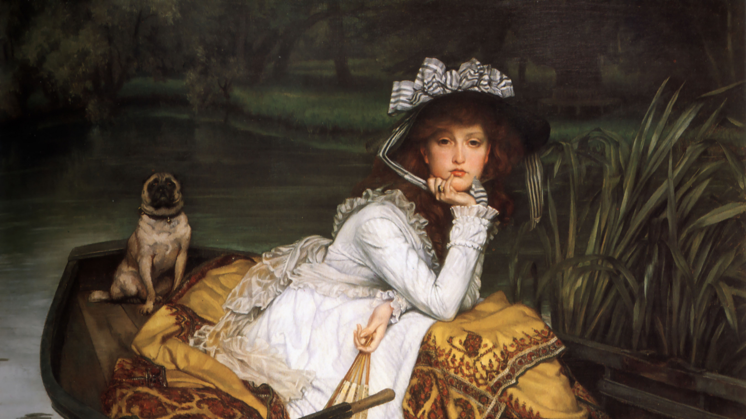 Frau im Weißen Langarmkleid Sitzt Auf Braunem Stuhl. Wallpaper in 2560x1440 Resolution