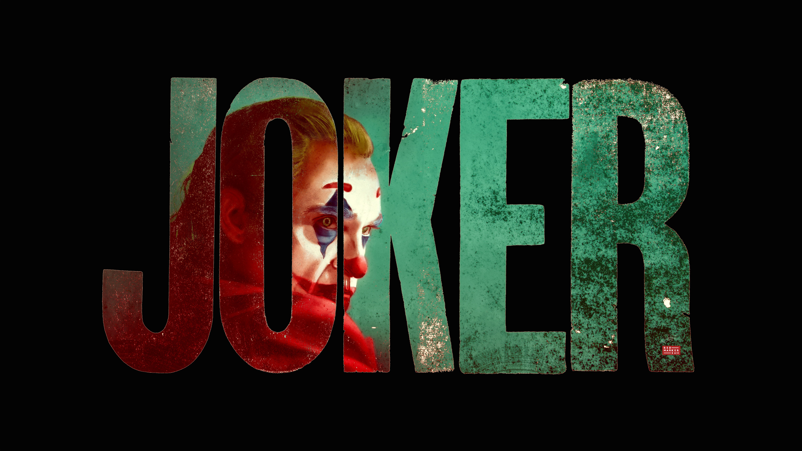 Joker, Joker Logo, Graphic Design, Art, Electronic Signage. Wallpaper in 2560x1440 Resolution