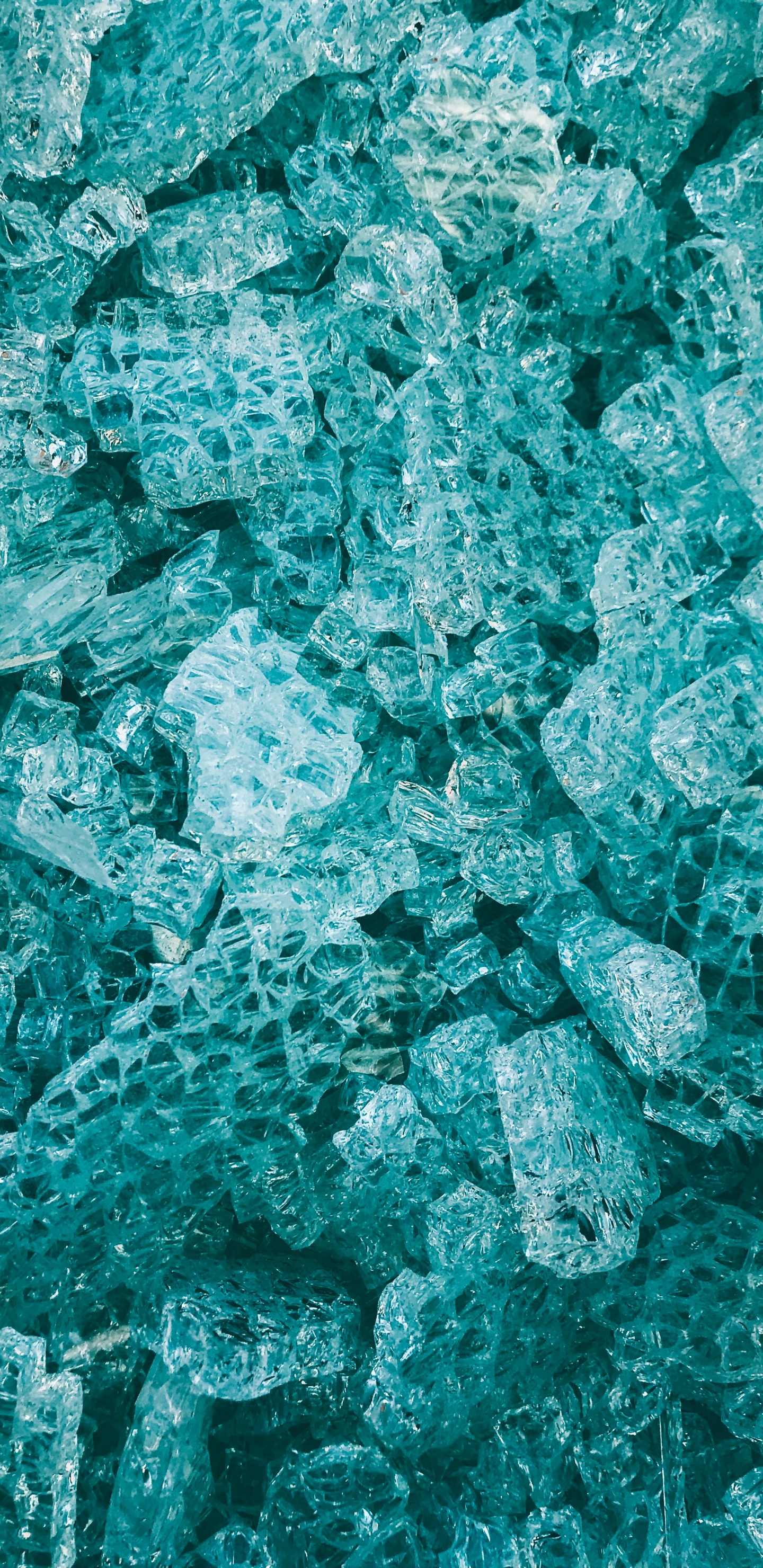 Fragments de Pierre Bleus et Blancs. Wallpaper in 1440x2960 Resolution