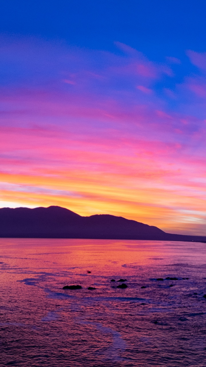 Cloud, Water, Water Resources, Atmosphere, Afterglow. Wallpaper in 720x1280 Resolution