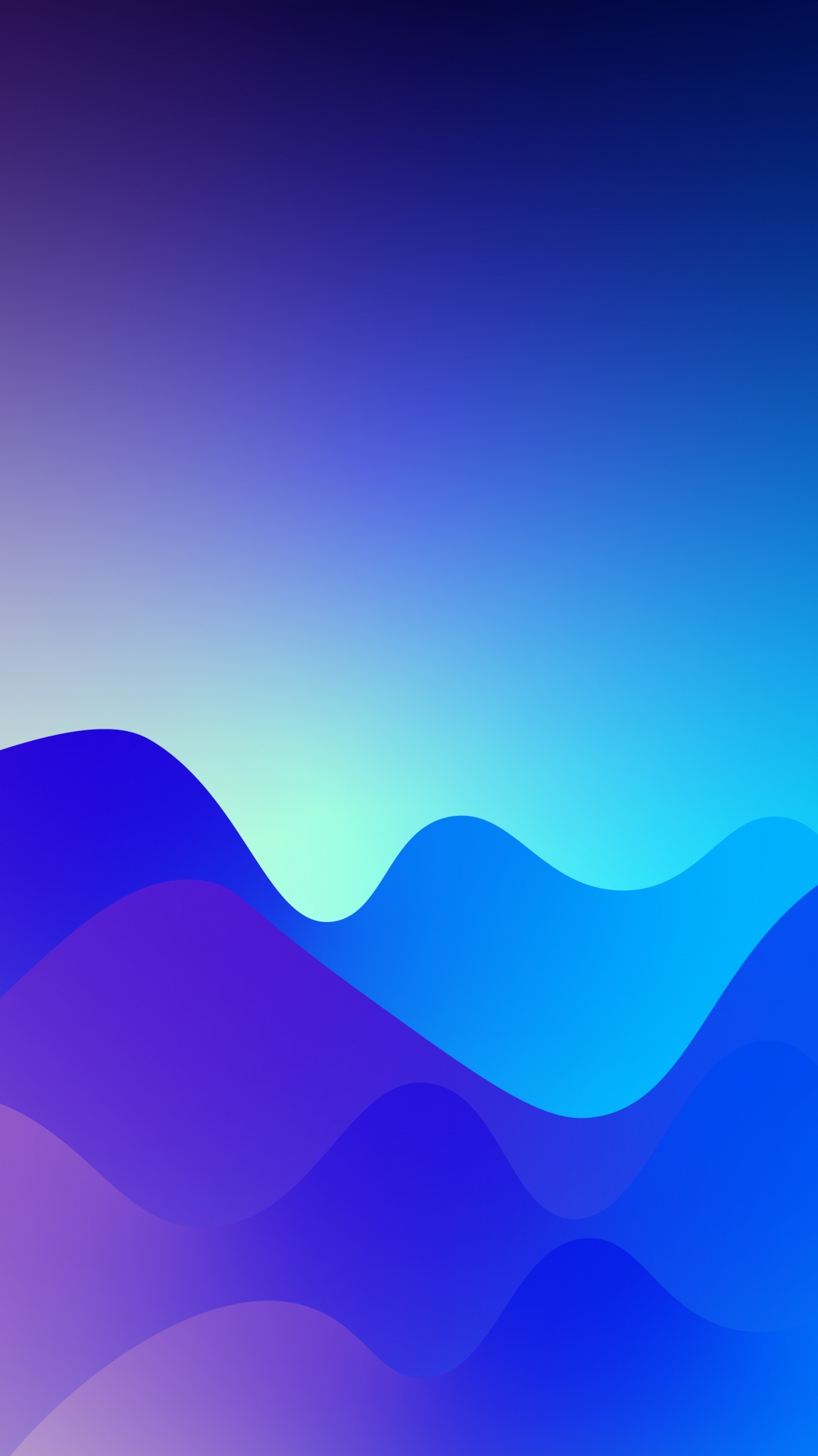 IOS, Azure, Pente, Horizon, Magenta. Wallpaper in 1080x1920 Resolution