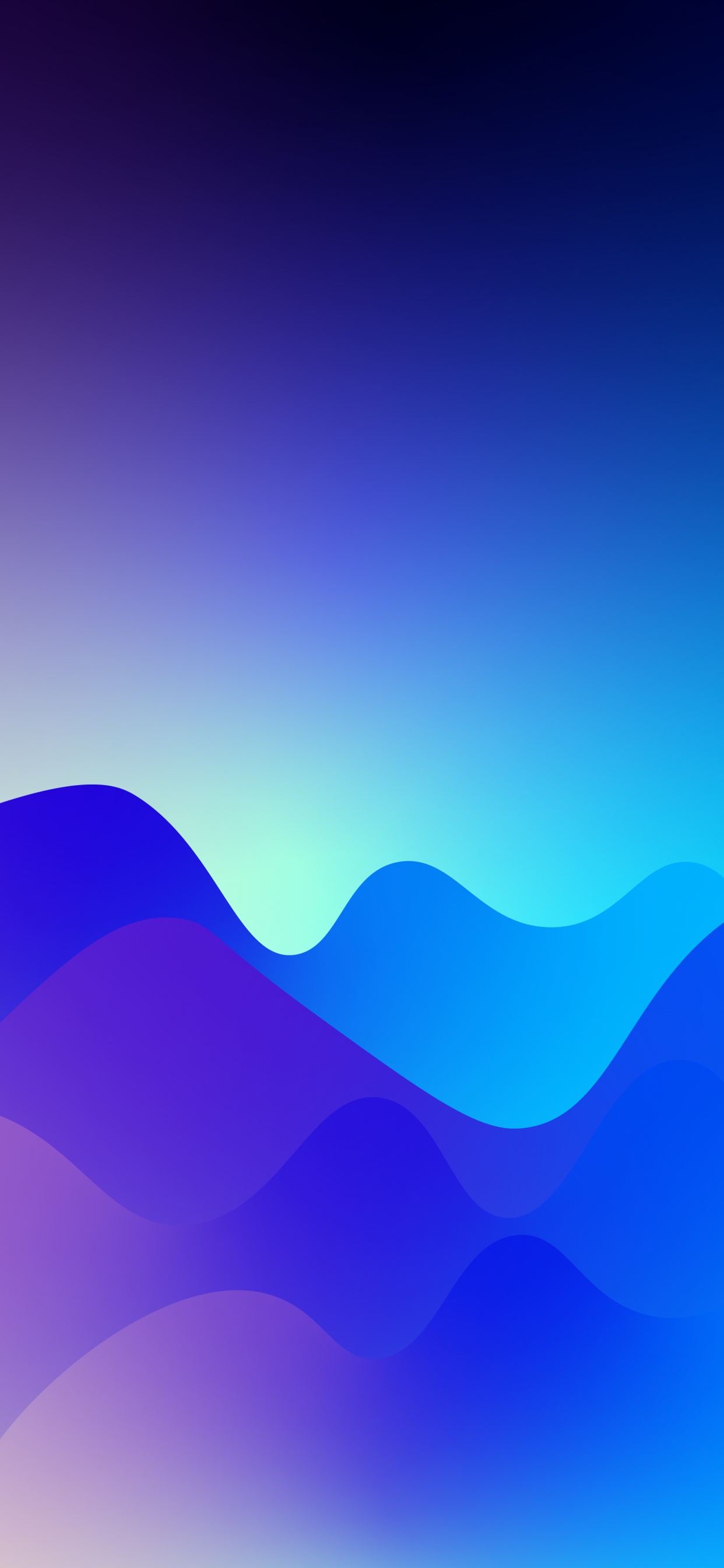 Ios, Azure, Slope, Electric Blue, Horizon. Wallpaper in 1242x2688 Resolution