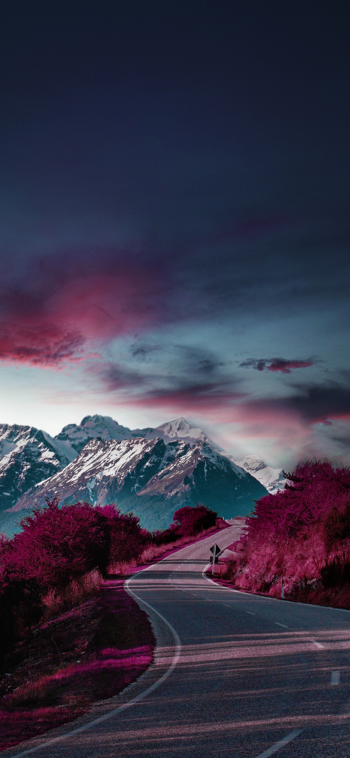 Mountain, Nature, Cloud, Atmosphere, Plant. Wallpaper in 1125x2436 Resolution