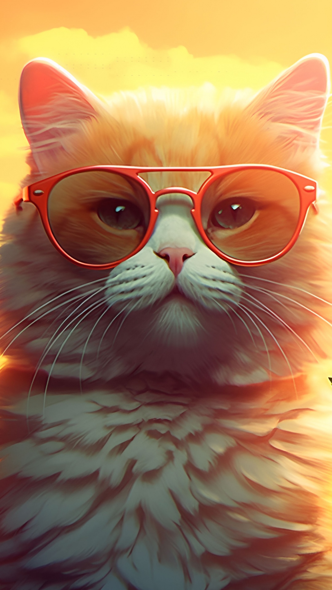 Combien As-tu ?, Chaton, de la Mer Egée Chat, Turc Van, American Wirehair. Wallpaper in 1080x1920 Resolution