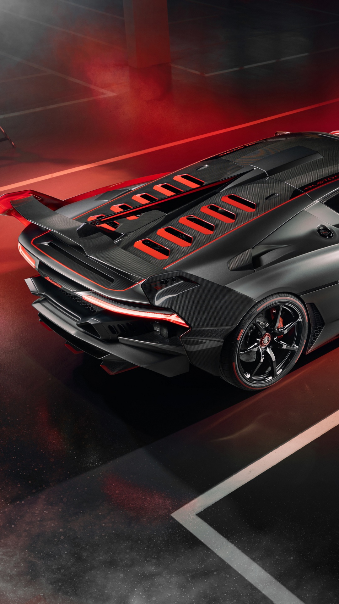 Red and Black Porsche 911. Wallpaper in 1080x1920 Resolution