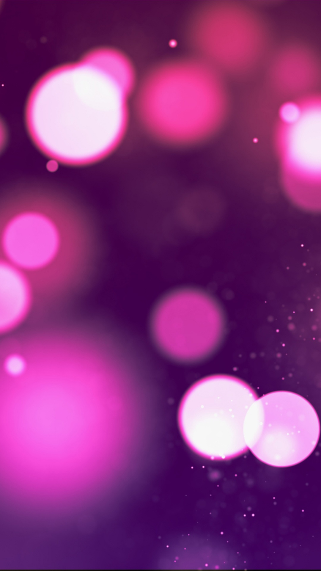 White and Pink Heart Lights. Wallpaper in 1080x1920 Resolution