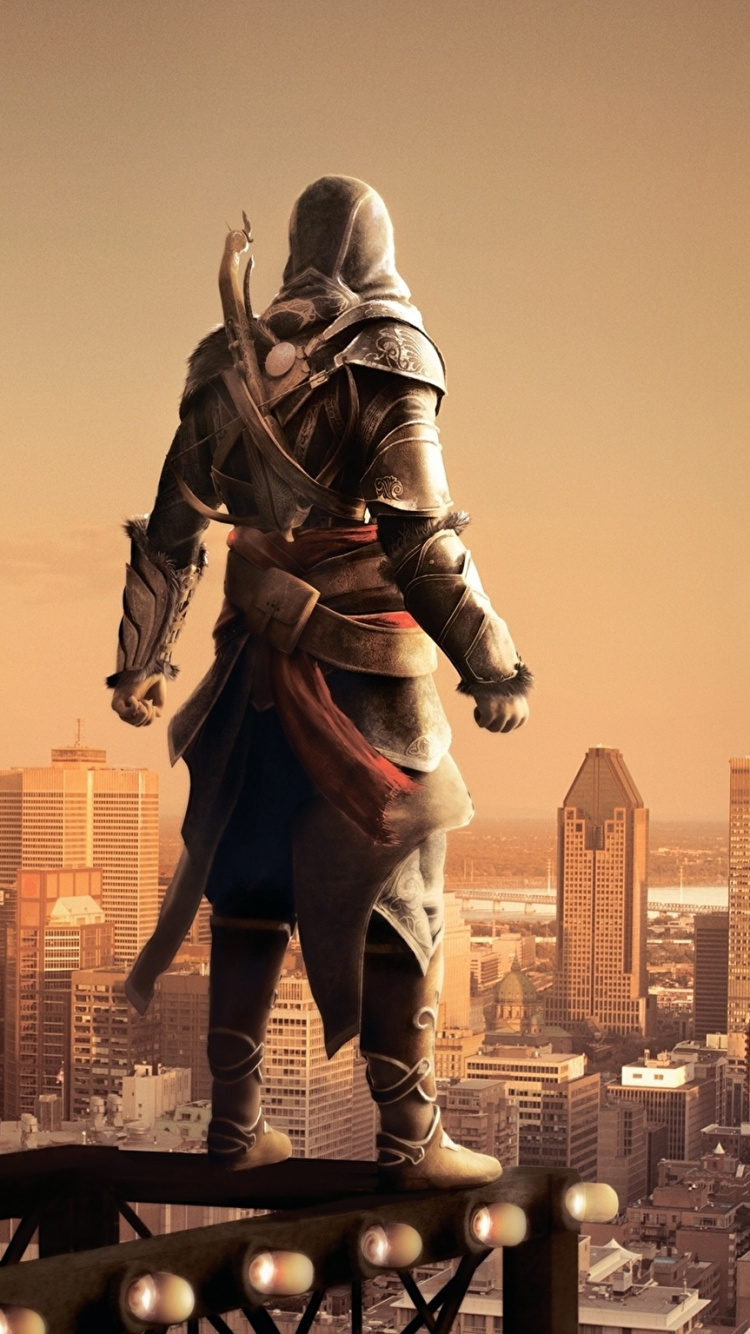 Assassins Creed Revelations, Ezio Auditore, Statue, Video Games. Wallpaper in 750x1334 Resolution
