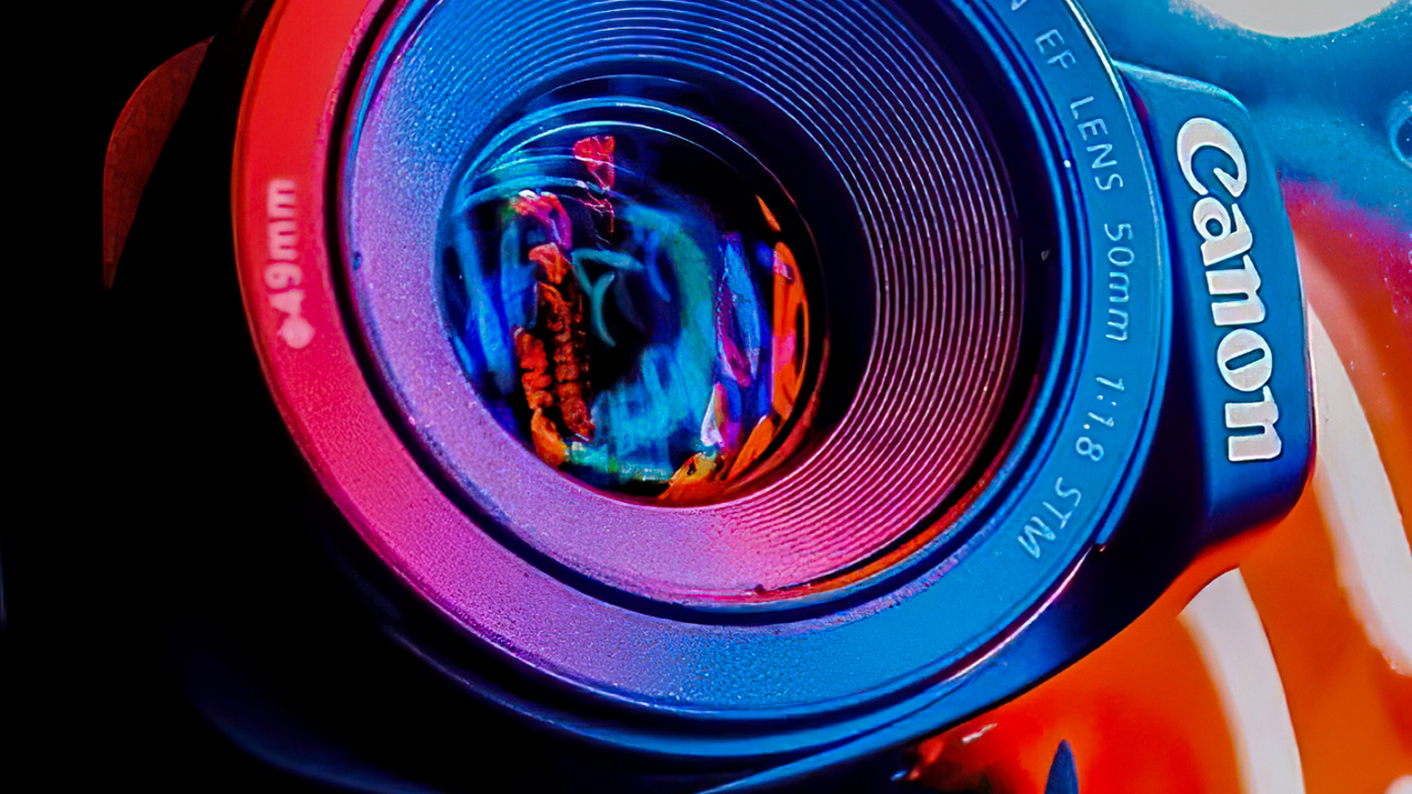 Canon 70d, Canon, Bleu de Cobalt, la Pureté de la Couleur, Blue. Wallpaper in 1280x720 Resolution