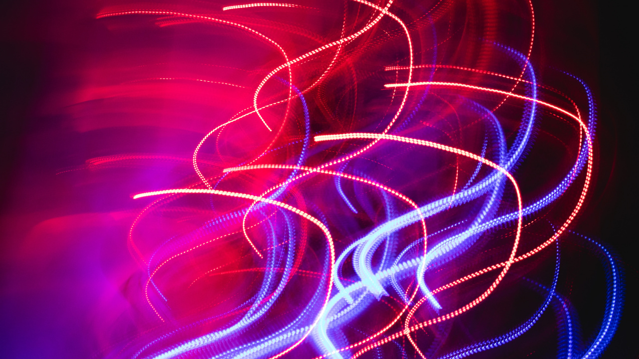 Red and Blue Light Digital Wallpaper. Wallpaper in 1280x720 Resolution