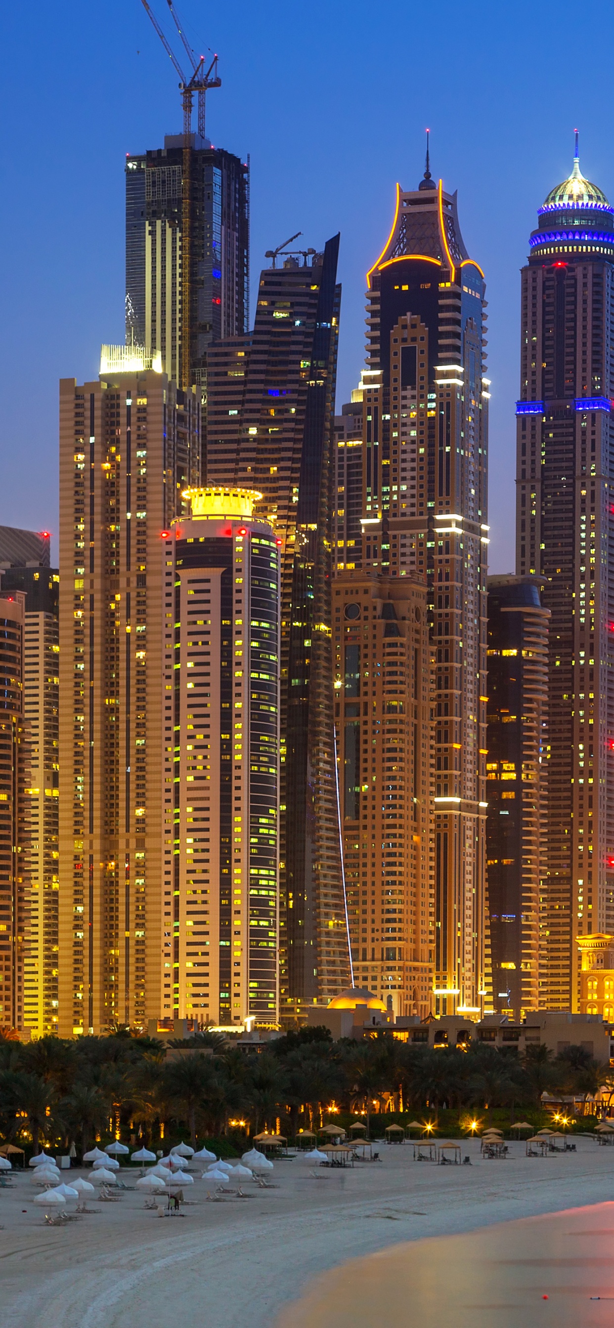 City Skyline During Night Time. Wallpaper in 1242x2688 Resolution