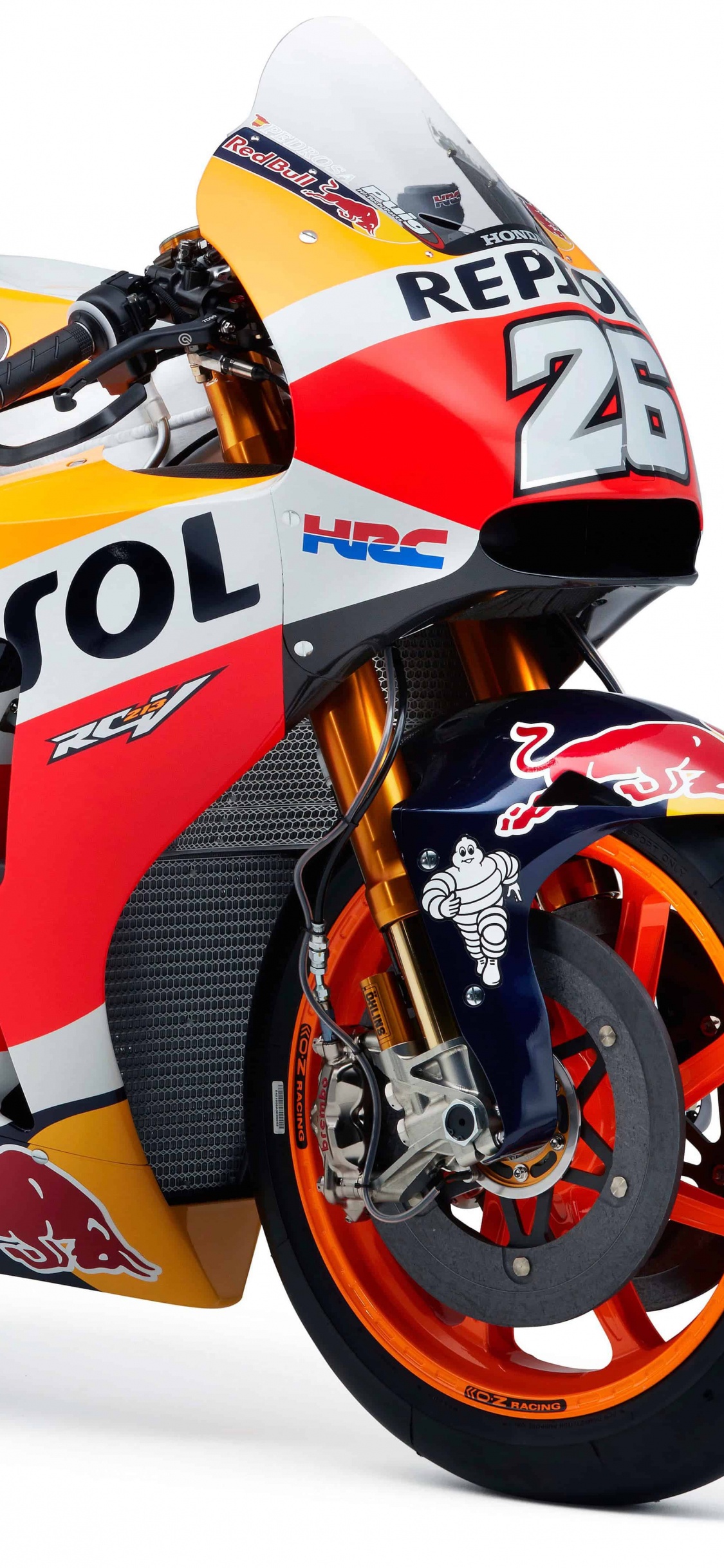 Bicicleta Deportiva Naranja y Negra. Wallpaper in 1125x2436 Resolution