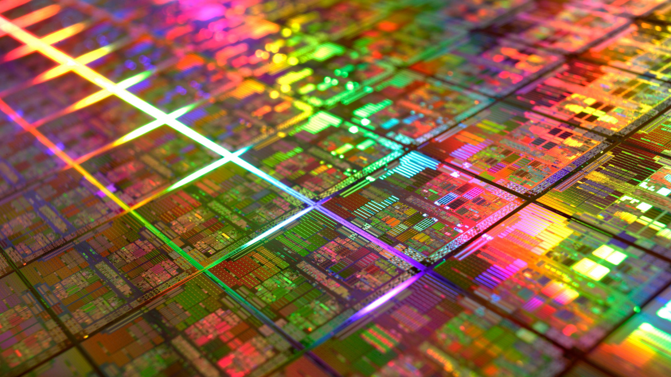 Grün-rot-gelber Spielplan. Wallpaper in 1366x768 Resolution