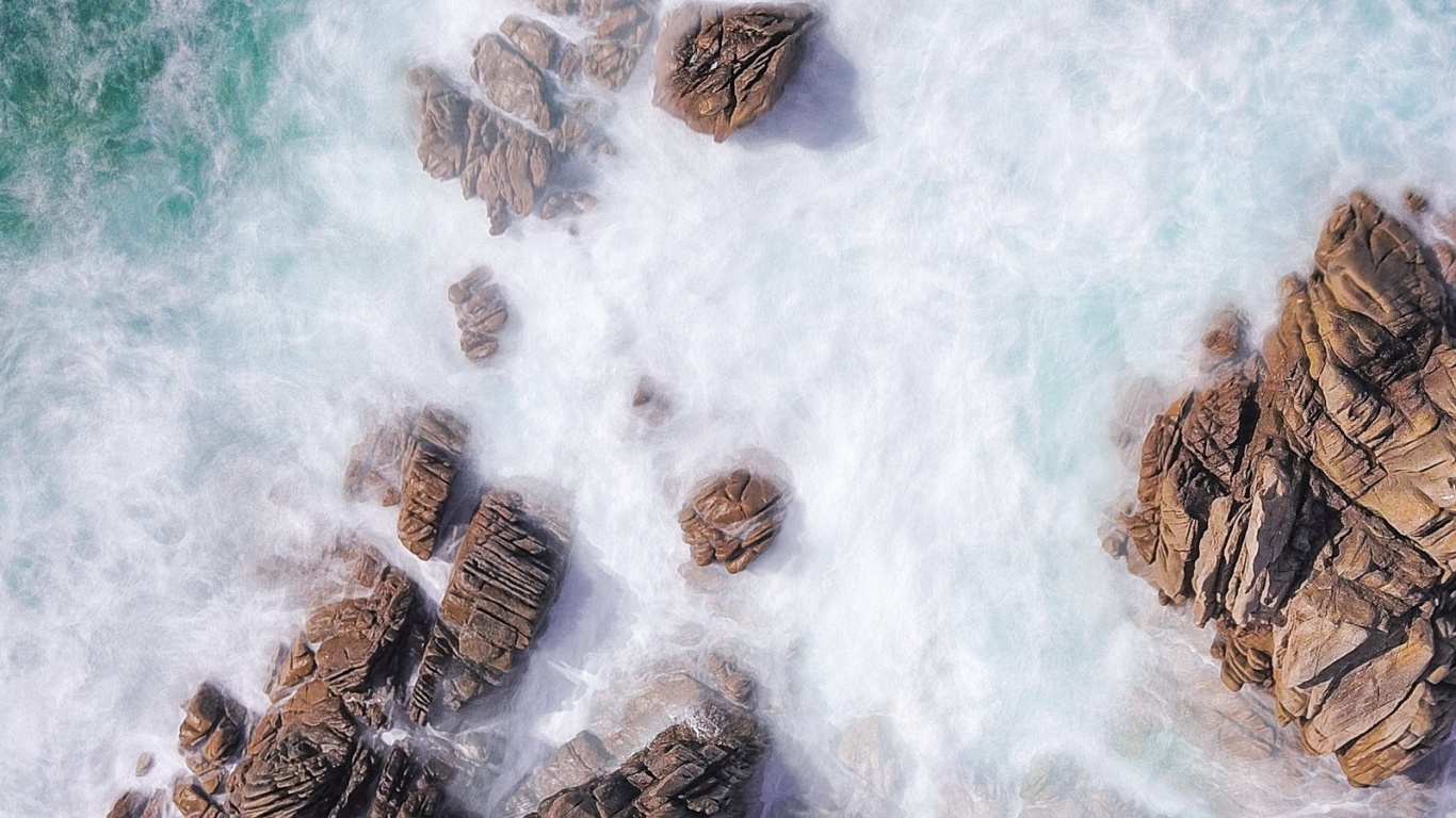 大海, 水资源, 地质学, 气氛, 自然景观 壁纸 1366x768 允许