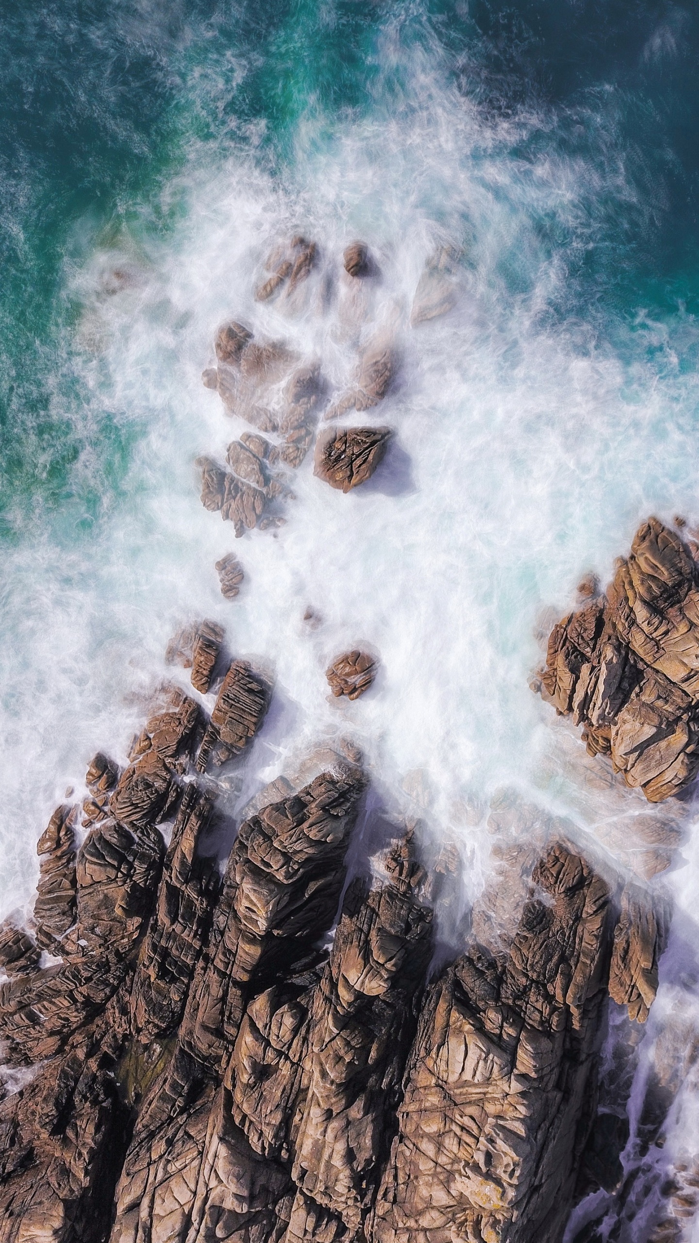 Sea, Water, Water Resources, Geology, Atmosphere. Wallpaper in 1440x2560 Resolution