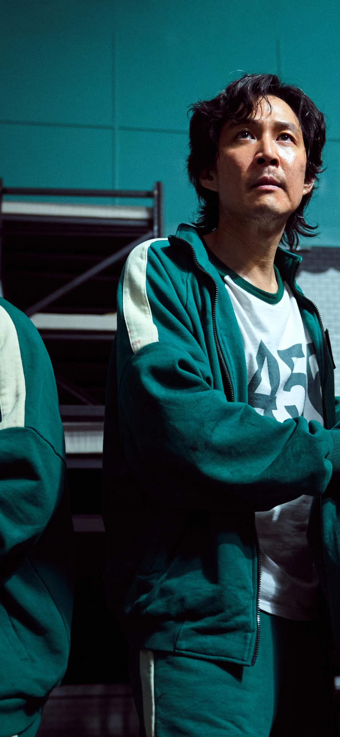 Juego de Calamar, Lee Jung-jae, Seong Gi-hun, Parque Hae-soo, Hoyeon Joven. Wallpaper in 1125x2436 Resolution