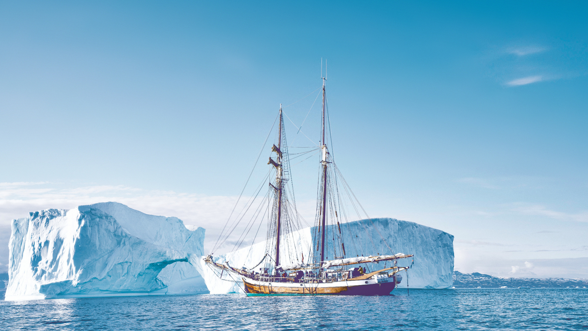 Ship, Iceberg, Boat, Water, Watercraft. Wallpaper in 1920x1080 Resolution