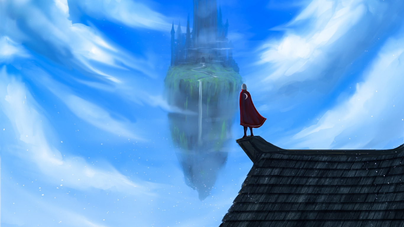 Black Wooden House on Green Grass Field Near Mountain Under Blue Sky During Daytime. Wallpaper in 1366x768 Resolution