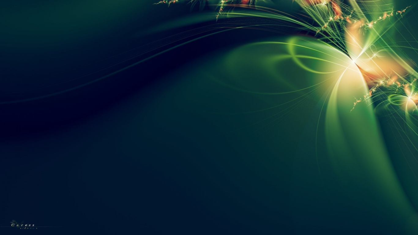 Green and Yellow Light in Time Lapse. Wallpaper in 1366x768 Resolution
