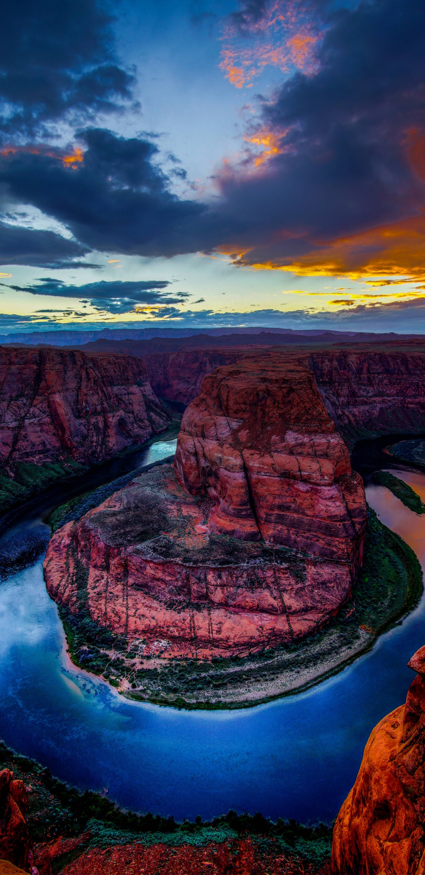 马蹄弯, 峡谷, 性质, 地质学, 形成 壁纸 1440x2960 允许