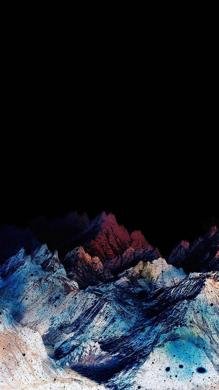 OLED, IOS, Apple, la Pureté de la Couleur, Matière Naturelle. Wallpaper in 750x1334 Resolution