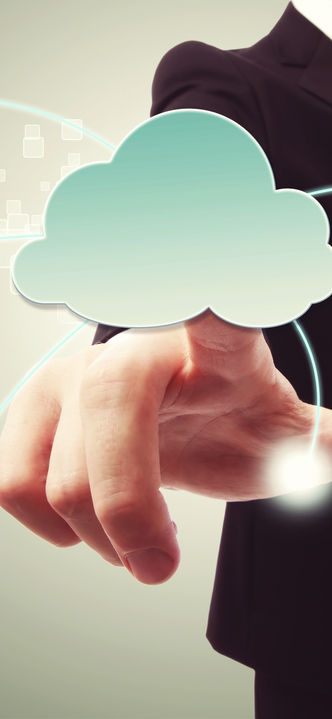 Person, Die Blaues Herzförmiges Papier Hält. Wallpaper in 1125x2436 Resolution